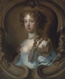 Portrait Of Lady Frances Norcliffe by Sir Peter Lely