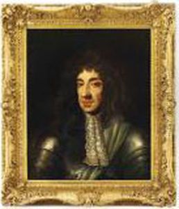 Portrait Of King Charles Ii (1630-1685), Bust-length, Inarmour