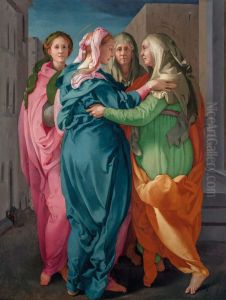Visitation by (Jacopo Carucci) Pontormo