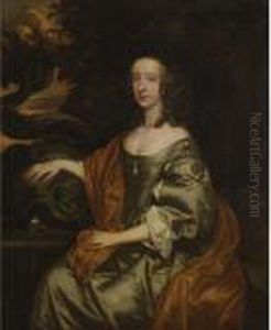 Portrait Of Lady Francis Hals by Sir Peter Lely