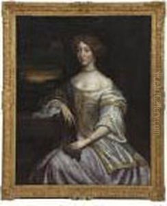 "portrait Of A Lady Withpearl Jewels"