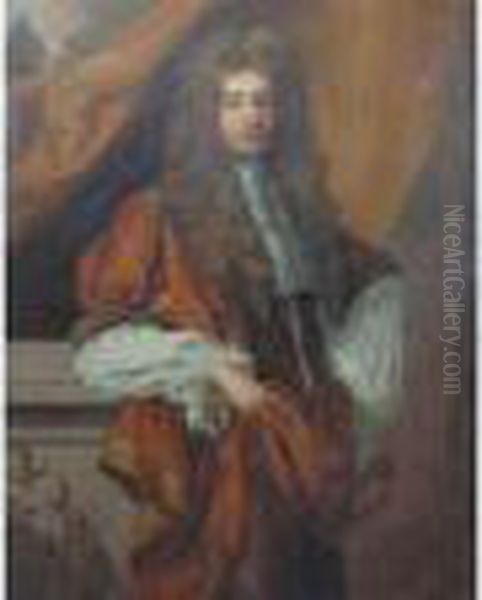 Three Quarter Length Portrait Of A Gentleman - view 1