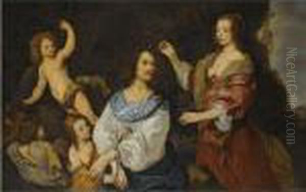 An Allegory Of Love, Thought To
Represent William, 1st Earl Cravenand Elizabeth Stuart, Queen Of Bohemia - view 1