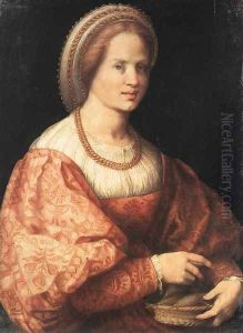 Lady with a Basket of Spindles c. 1516