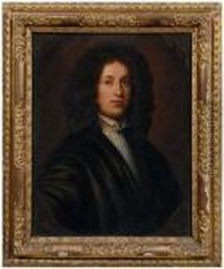 Gentleman Painted Within An Oval by Sir Peter Lely