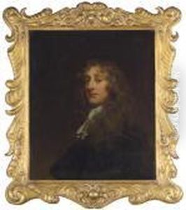 Portrait Of A Gentleman, Bust-length, In A Dark Doublet And White Stock