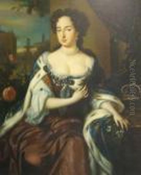 Portrait Possibly Of A Queen Mary Ii - view 1