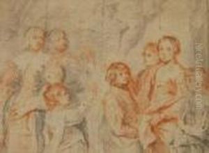 A Family Group, The Bolingbroke Children by Sir Peter Lely