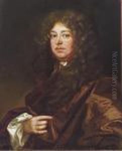 Portrait Of A Gentleman Wearing A Brown Robe