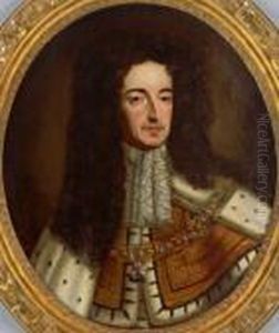 Bildnis Konig Karl Ii Von England Mit Der Kette Des St. Georgordens