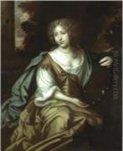 Portrait Of Mrs Nicholas by Sir Peter Lely