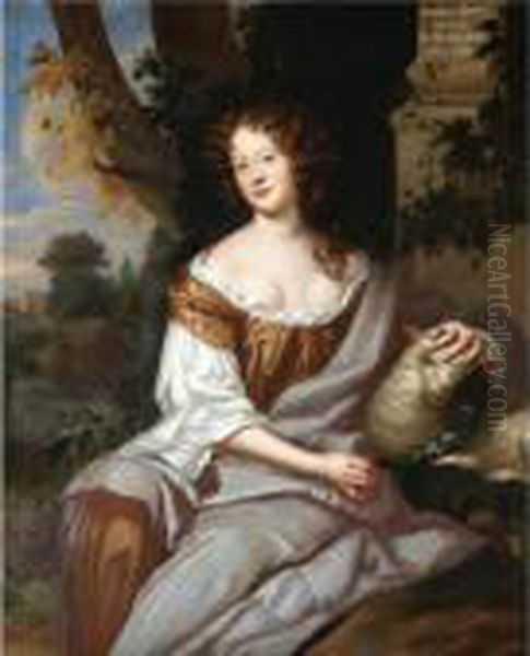 Portrait Of A Lady, Said To Be Susannah Medley, Lady Miller - view 1