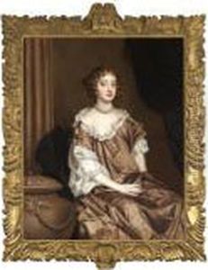 Portrait Of Lady Wriothesley, 
Later Countess Of Northumberland, And Later Countess Of Montagu by Sir Peter Lely
