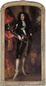 Portrait Of Charles Ii by Sir Peter Lely