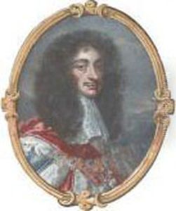Portrait Of Charles Ii, Bust-length, In A Star And Garter Chain Andlace Collar by Sir Peter Lely