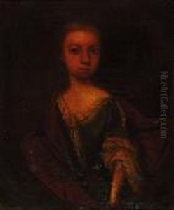 Portrait Of A Girl With A Red Cape by Sir Peter Lely