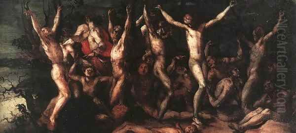 Martyrdom of St Maurice and the Theban Legion (detail) - view 1