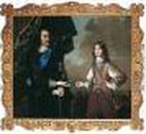 Portrait Of Charles I And The Duke Of York by Sir Peter Lely
