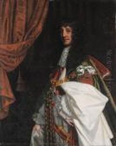 Portrait Of Prince Rupert Of The Rhine by Sir Peter Lely