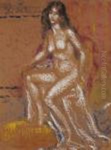 Nu Assis by Georges Lemmen