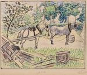 Work Horses by Georges Lemmen