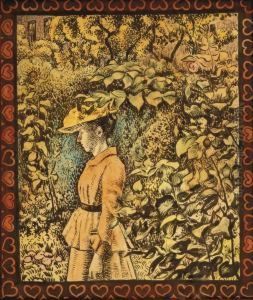 Au Jardin (aline Marechal): In De Tuin by Georges Lemmen