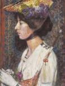Le Modele Au Chapeau - Verso: Le Jardin