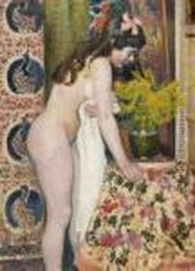 Nu Dans Un Interieur by Georges Lemmen