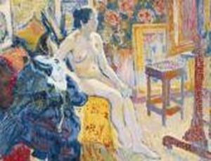 Nu A L'atelier by Georges Lemmen