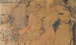 Etude Pour L'enfant A La Poupee by Georges Lemmen