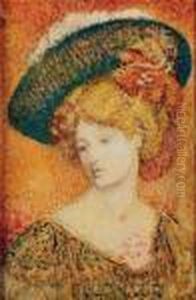 Femme Au Chapeau Vert