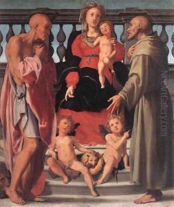 Madonna and Child with Two Saints