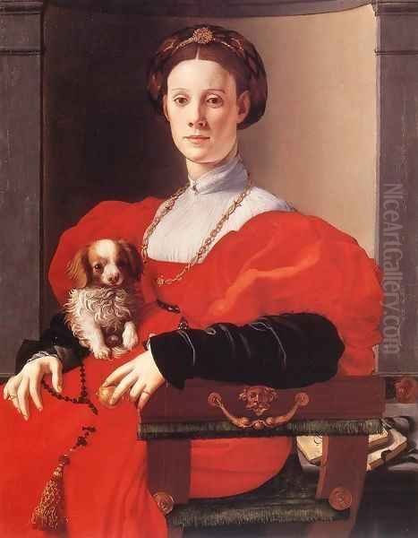 Portrait of a Lady in Red - view 1