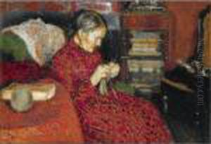La Tricoteuse by Georges Lemmen