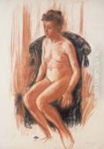 Femme Nue Assise