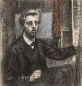 Zelfportret (1887) by Georges Lemmen