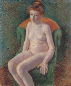 Nu Assis by Georges Lemmen