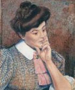 Femme Pensive (mme Lemmen) by Georges Lemmen