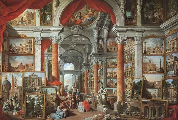 Picture Gallery with Views of Modern Rome 1757 - view 1