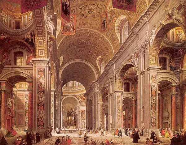 Interior of Saint Peter's, Rome 1746-54 - view 1