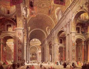 Interior of Saint Peter's, Rome 1746-54