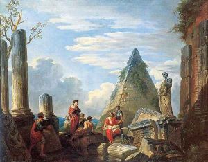 Roman Ruins with Figures 1730