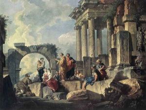 Apostle Paul Preaching on the Ruins 1744