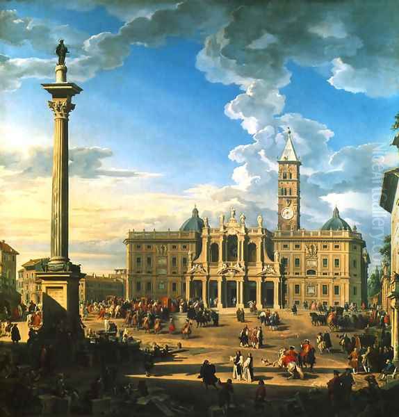 Piazza and Church of S. Maria Maggiore - view 1