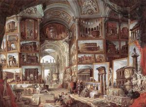 Roma Antica c. 1755 by Giovanni Paolo Pannini