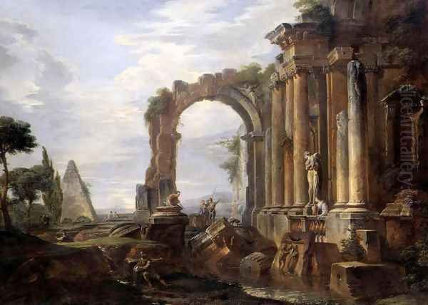 Capriccio of Classical Ruins 1725-30 - view 1