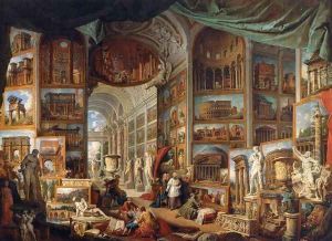 Gallery of Views of Ancient Rome by Giovanni Paolo Pannini