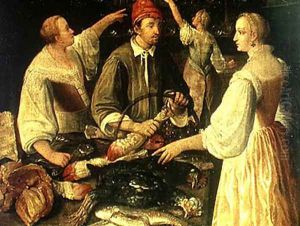 Shop Interior by Lodovico Pozzoserrato (see Toeput, Lodewijk)