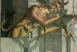 Christ in Limbo (detail) 1460s by Friedrich Pacher