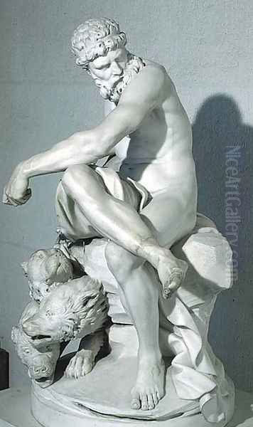 Pluton enchainant Cerbere (Pluto enchaining Cerberus) - view 1
